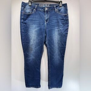 Hydraulic Curvy Micro Boot Jeans Embroidered Flap Pockets Soft Worn In Comfy 18